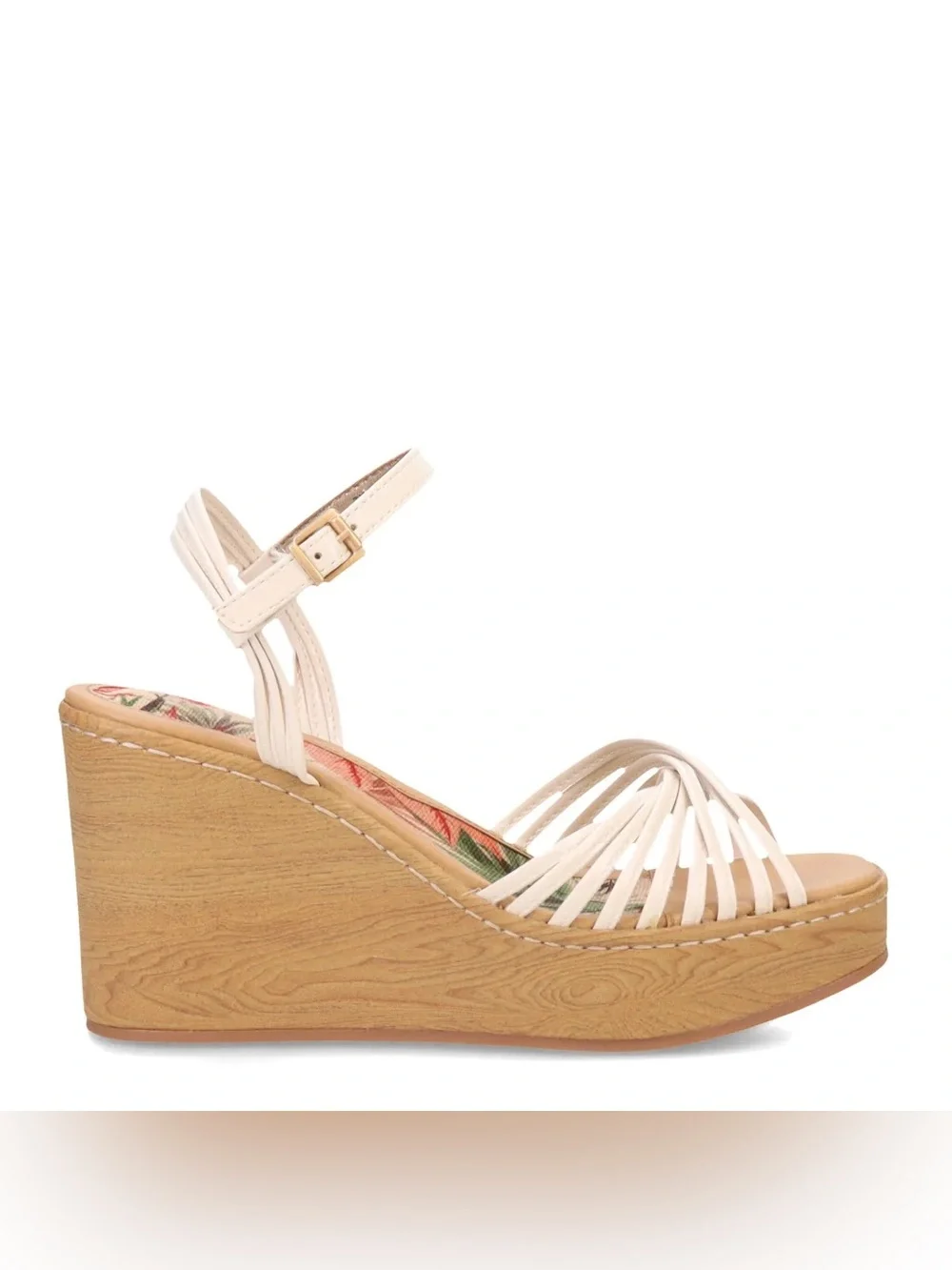 NWOB b.ø.c. Catalina White Wedge Sandals (10)